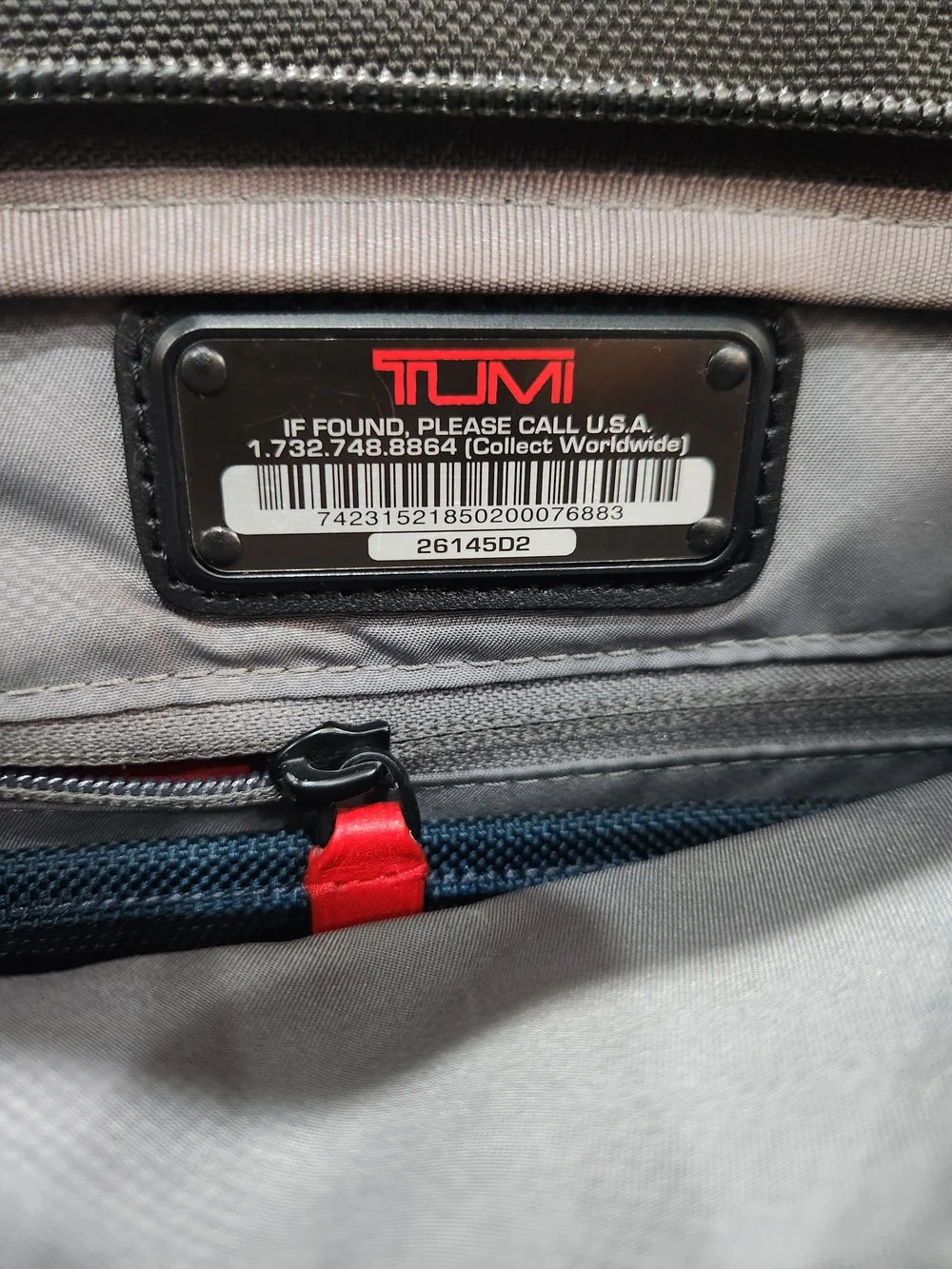 Tumi Black Men's Briefcase - Durable Travel & Work Laptop Bag